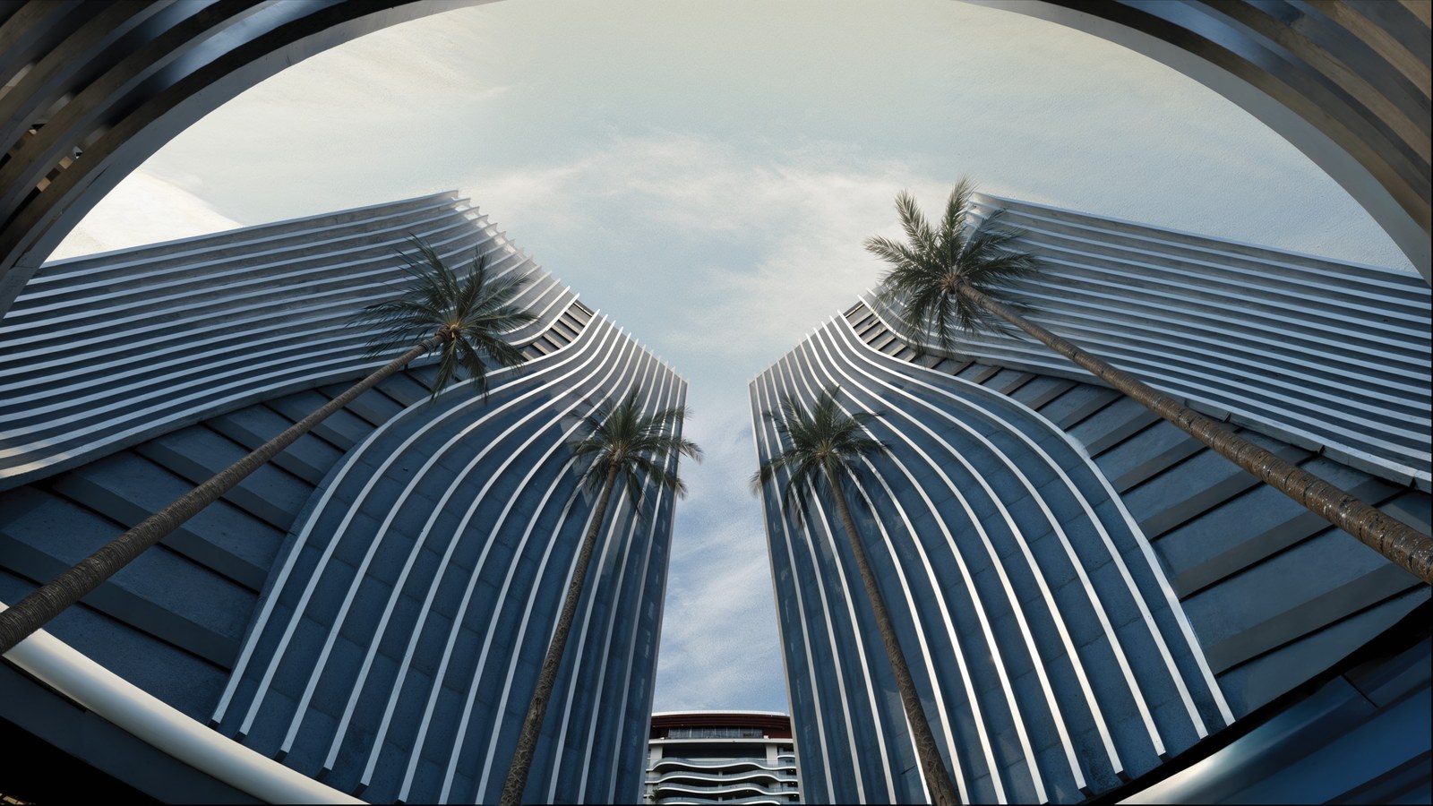 Aram Towers Courtyard Twin Towers