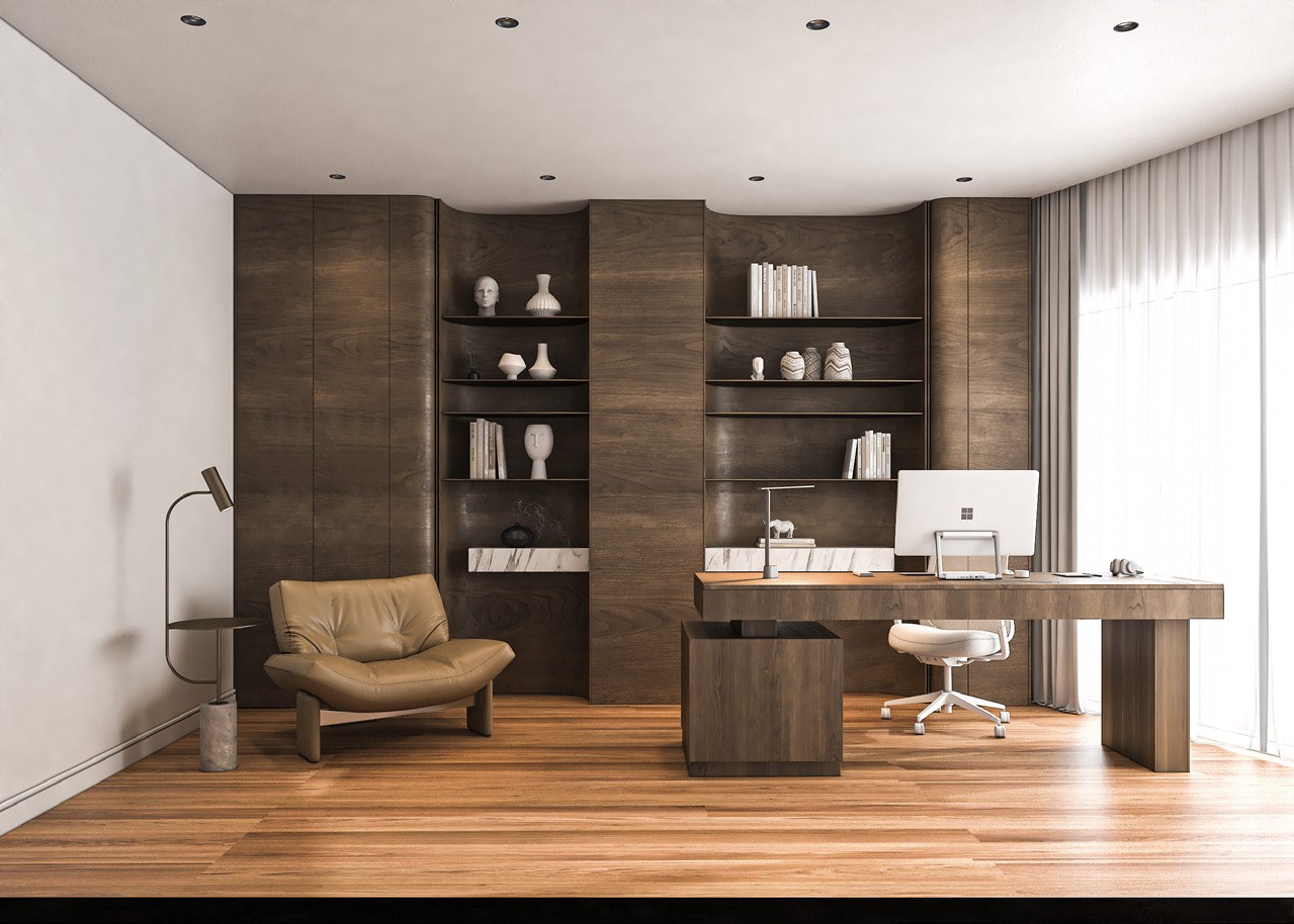 Aram Towers Executive Study & Office