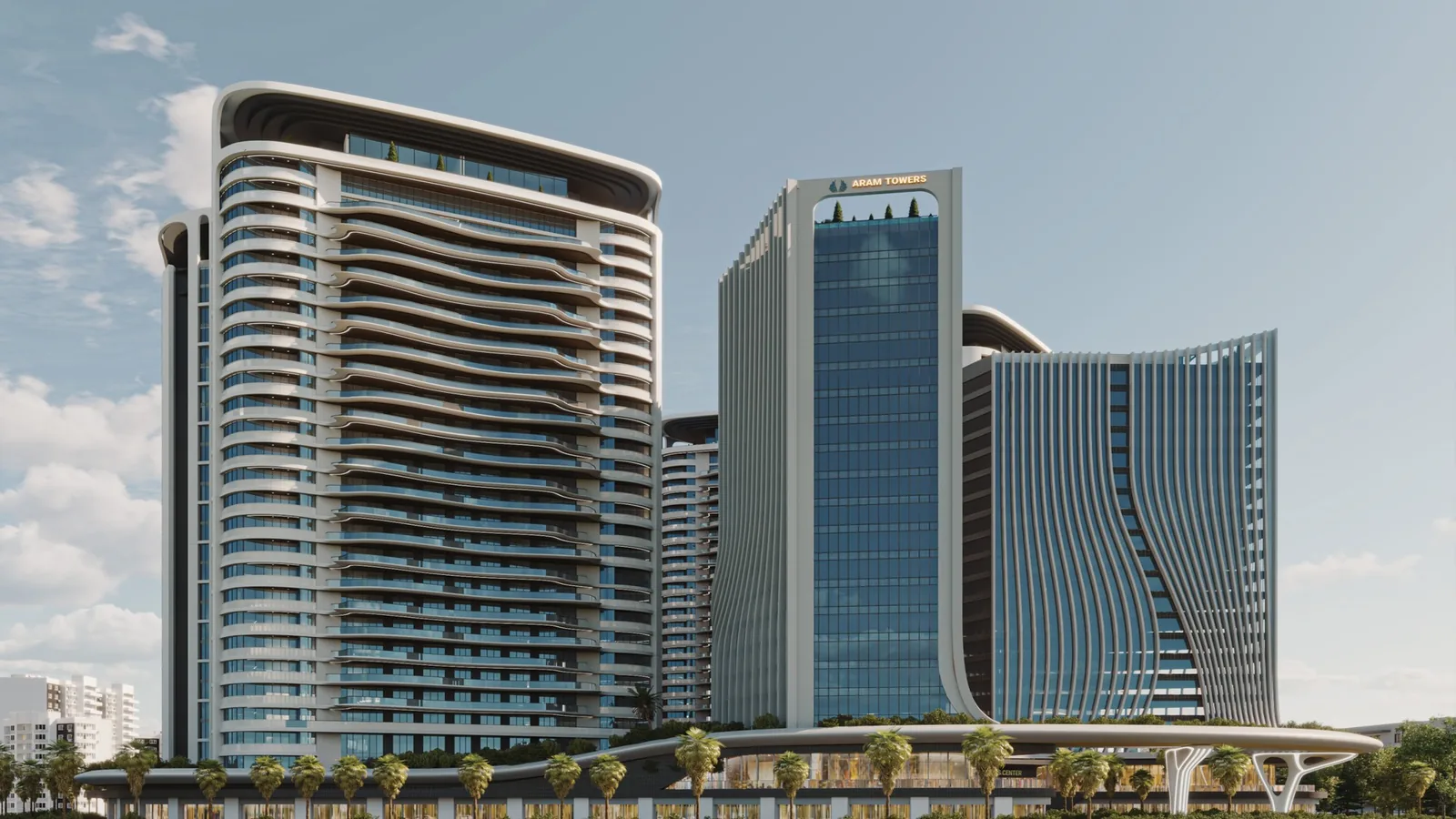 Aram Towers Skyline Perspective
