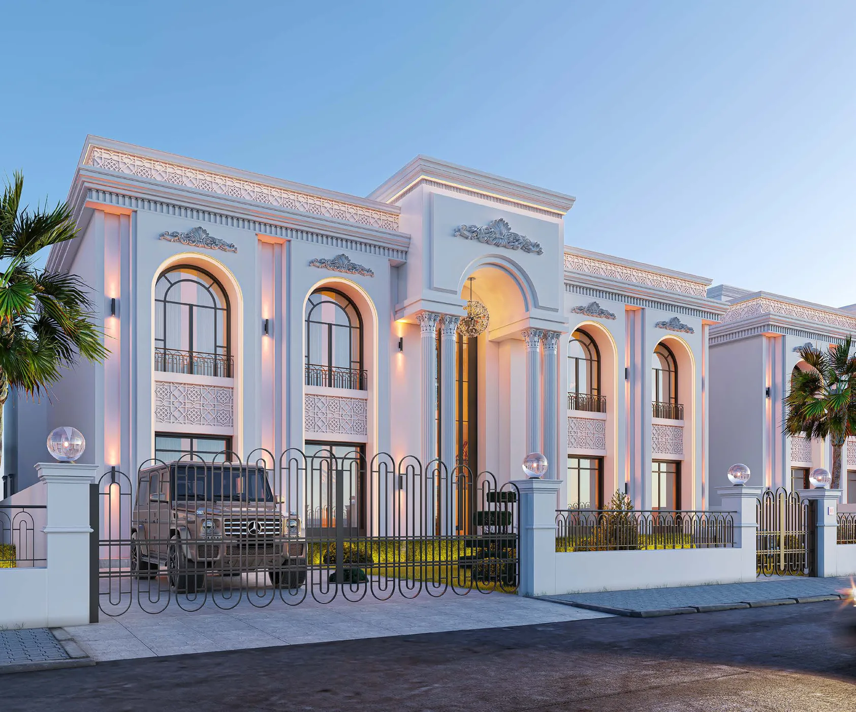Royal Villa Front Elevation