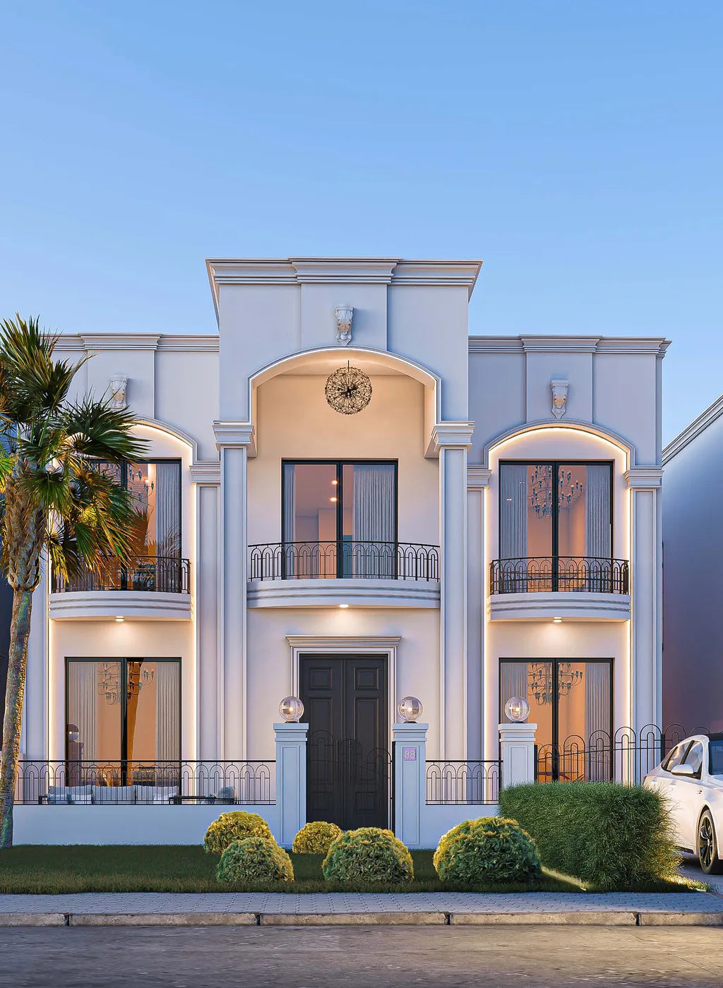 Type C Front Entrance Perspective